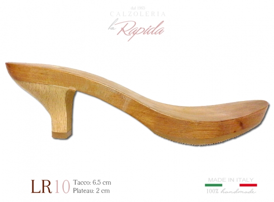 Zoccoli in legno da donna tacco 6 cm