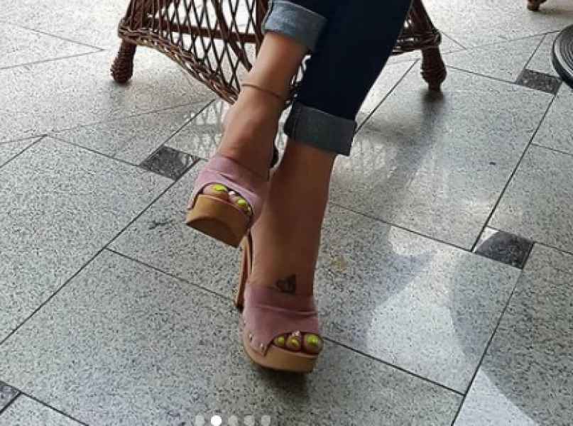 Zoccoli Donna Estate Moda 2021 Indossati Tacco Alto in Legno
