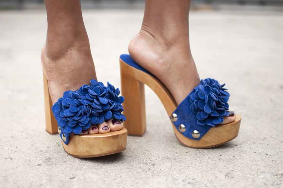 Zoccoli Donna Alti Clogs 2021 Tacco Indossati calzoleria la rapida
