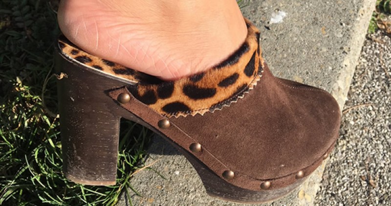 Sabot Donna Mules Tacco Alto Medio 2024 Made in Italy