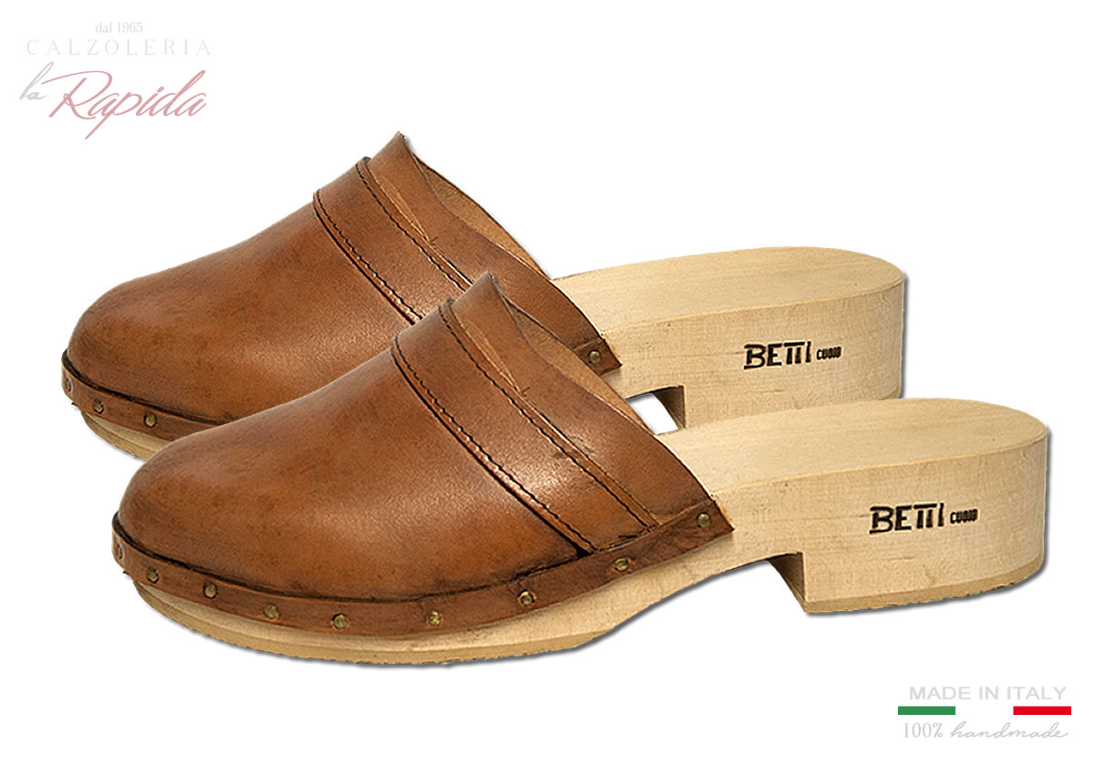 Zoccoli Legno Uomo Olandesi Danish Clogs Man | La Rapida