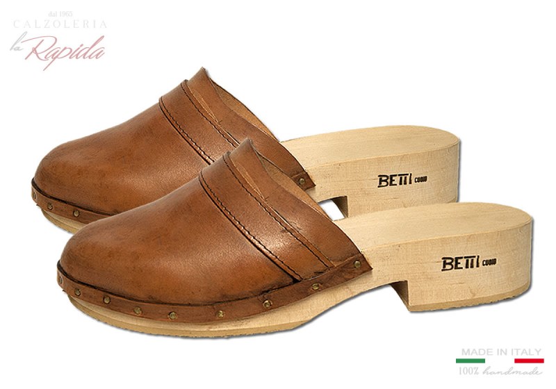 Zoccoli Legno Uomo Olandesi Danish Clogs Man | La Rapida