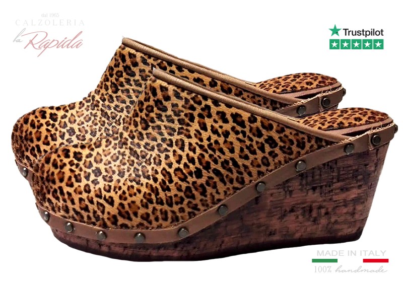 Zeppe Donna Maculate 2024 Ciabatte Eleganti Sughero