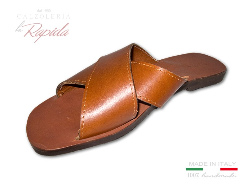 Ciabatte in Pelle da uomo per il Mare Eleganti | La Rapida