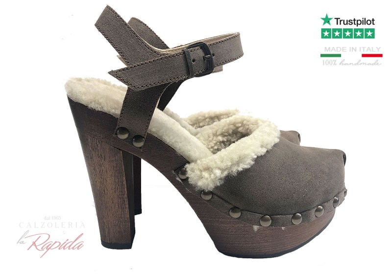 Sandal Cavigliera Tacco e Pellicciotto Inverno 2024