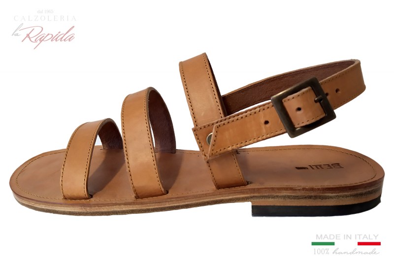 Sandali Uomo Estate Eleganti in Pelle e Cuoio Artigianali