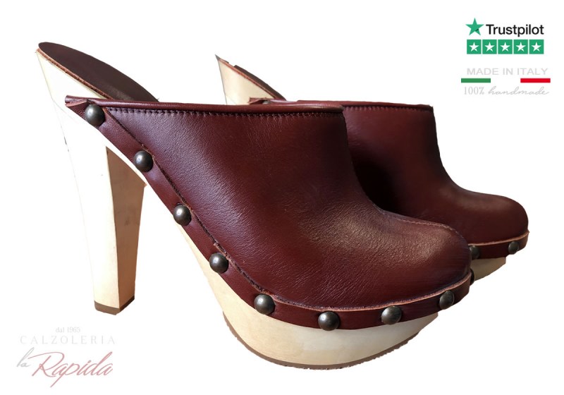Zoccoli Chiusi Tacco Fine Sabot Autunno 2024