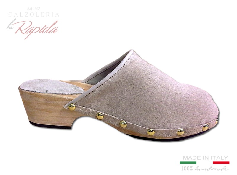 ► Ciabatte in legno invernali da donna | Sabot inverno artigianali | LA RAPIDA