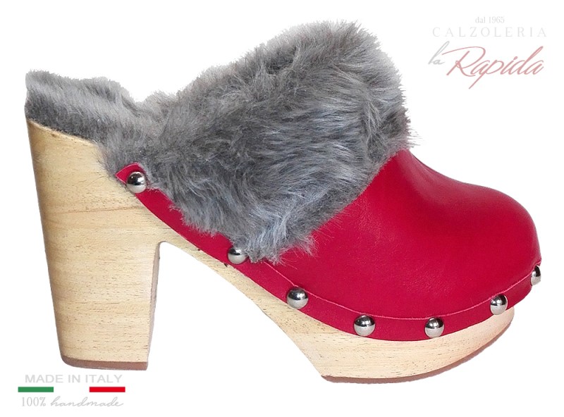 ► Zoccoli Sabot invernali con pelo | Calzature invernali | LA RAPIDA