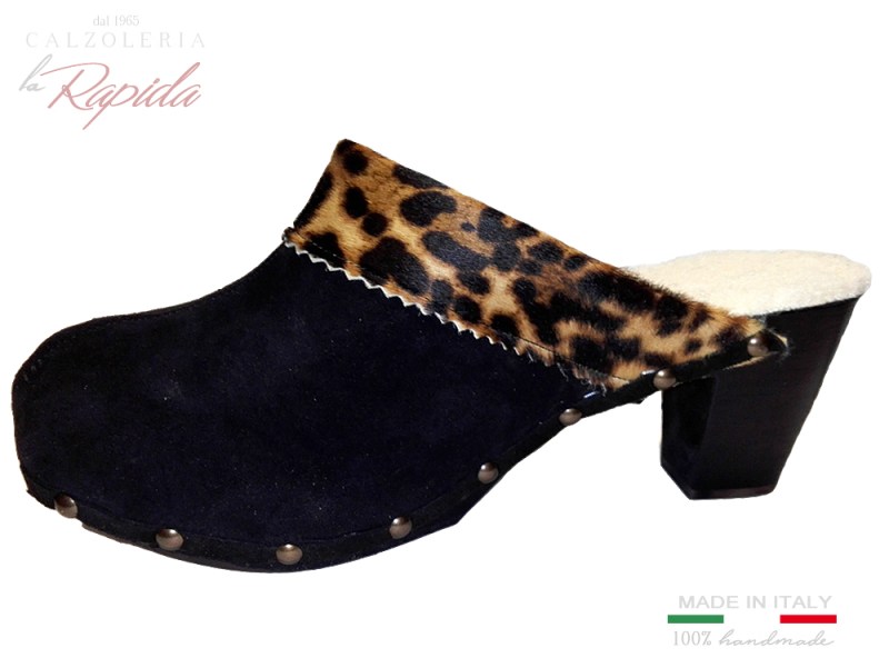 ► Zoccoli Maculati chiusi da Donna Inverno 2024 | LA RAPIDA