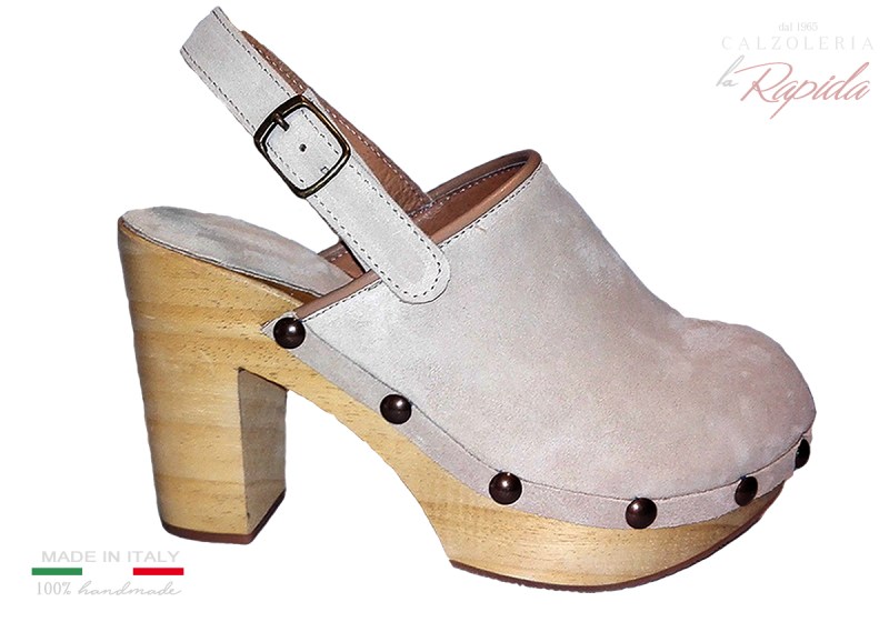 Sabot Donna Beige con laccio | LA RAPIDA