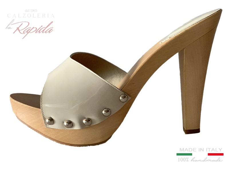 ► Zoccoli donna tacco alto rosa carne Estate 2019 2024 | LA RAPIDA