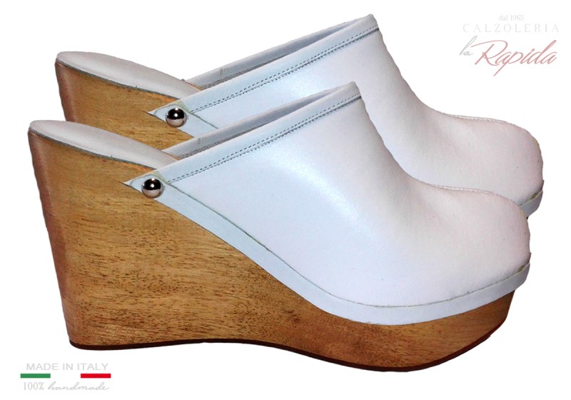 Ciabatte con Zeppa Eleganti Estate 2024 Zeppe in Legno