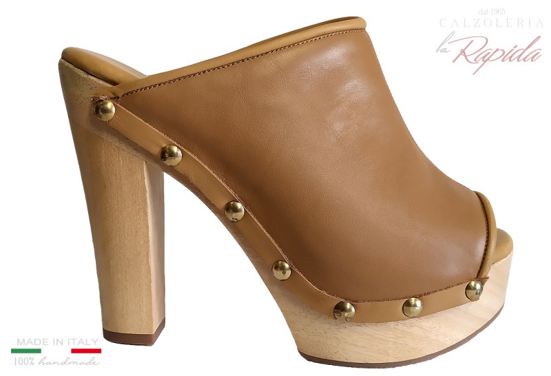 Scarpe Sabot a Zoccolo Mules Twin Tacco Alto