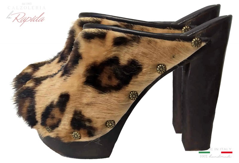 Sabot Donna Zoccoli Cavallino Maculati Autunno 2024