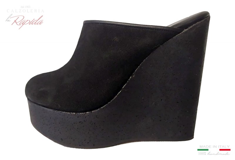 Zeppe Alte 2024 in Sughero e Pelle Camoscio Novità Estate