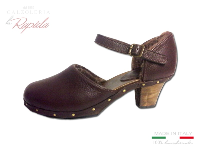 Sandali con tacco Basso Donna Estate Inverno Artigianali