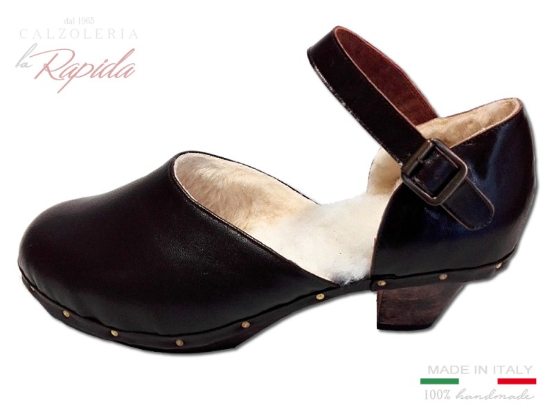 Scarpe Sandali con tacco Basso Donna Estate Inverno Artigianali