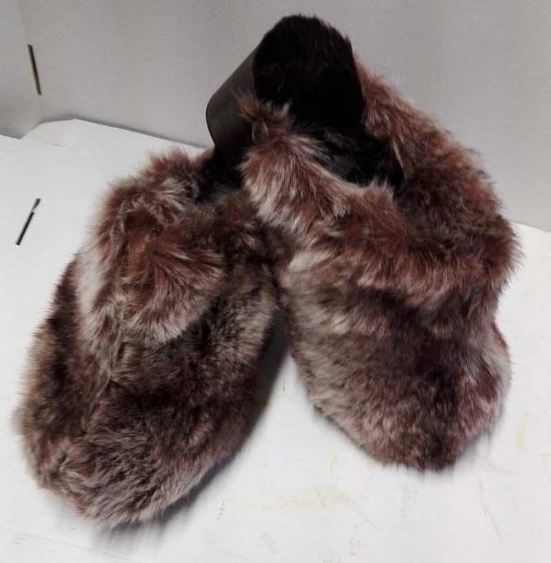 ► Zoccoli invernali con pelliccia marrone | Winter mules woman 2019 | LA RAPIDA