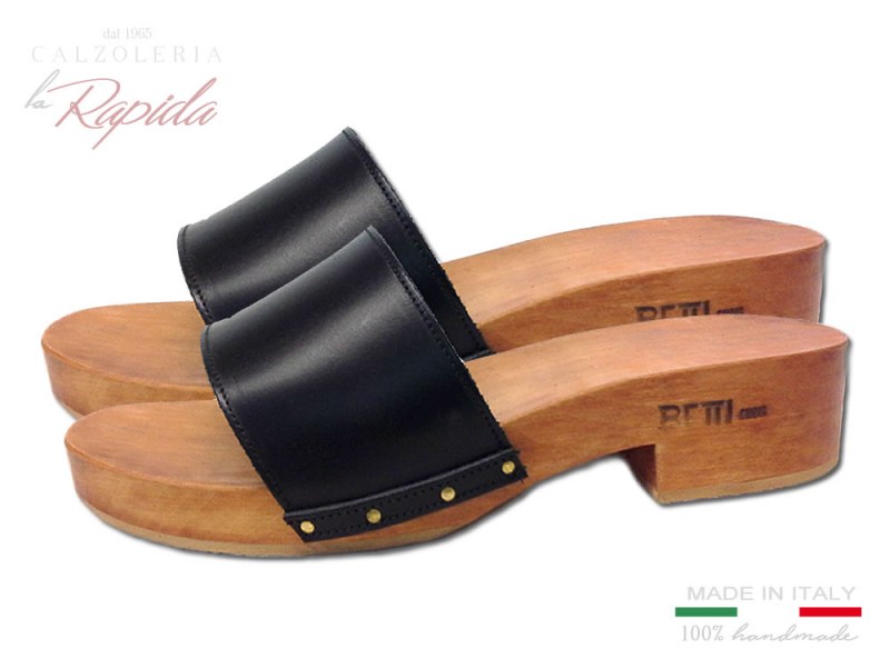 Zoccoli Legno Uomo Estate 2024