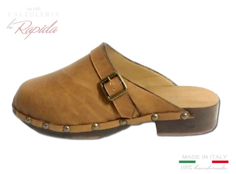 Sabot uomo in pelle chiusi primavera estate | La Rapida