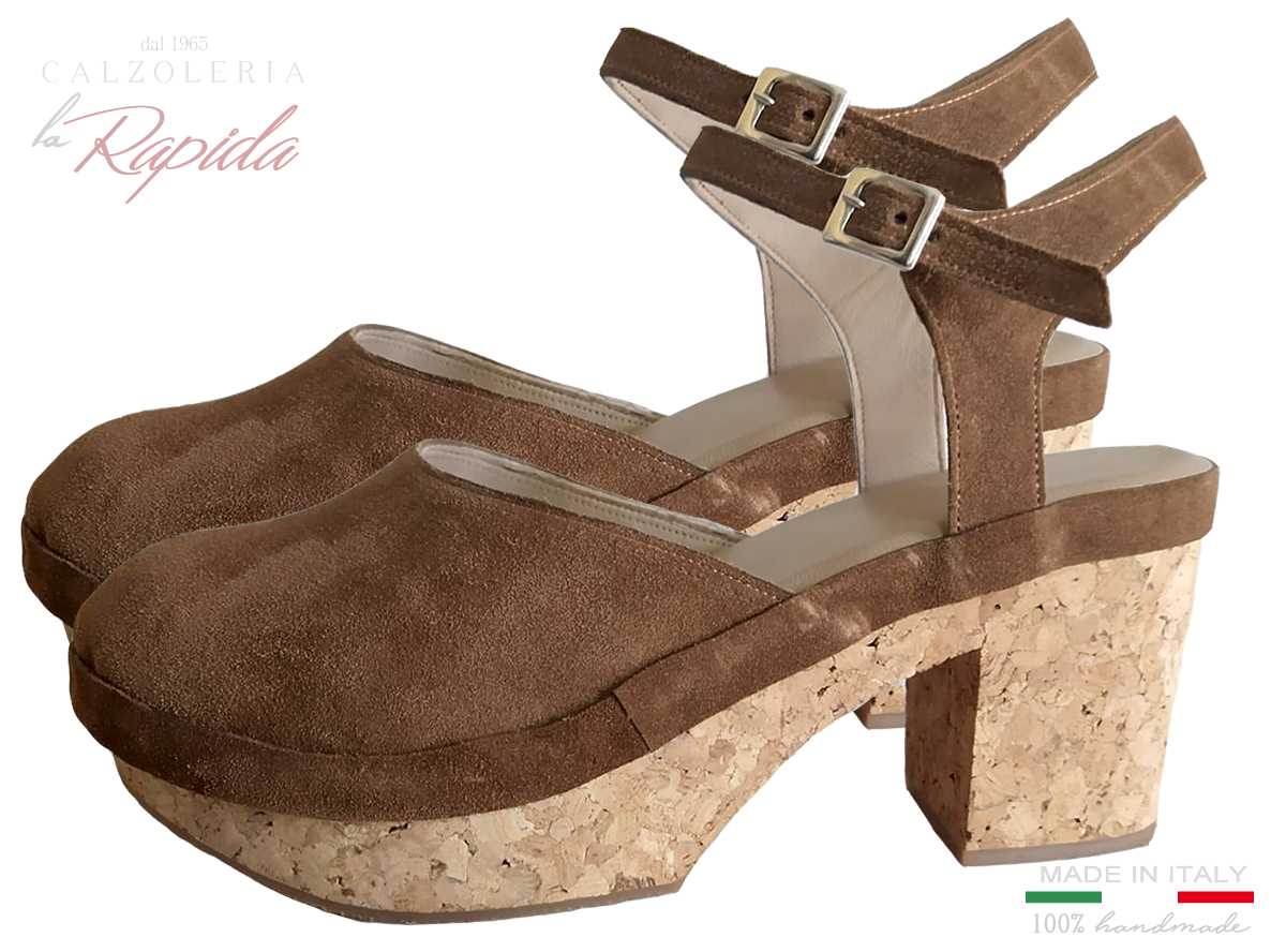 Zoccoli Svedesi Swedish Clogs  Sandali Tacco 2024