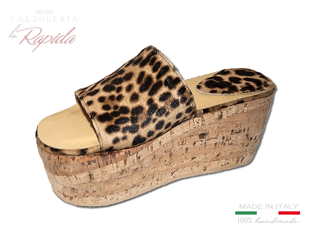 Zeppe Donna Sughero Estate 2024 | Zeppa Alta Maculata