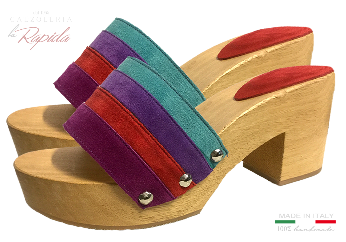 Zoccoli Moda Estate 2024 in Legno Stile Anni 70