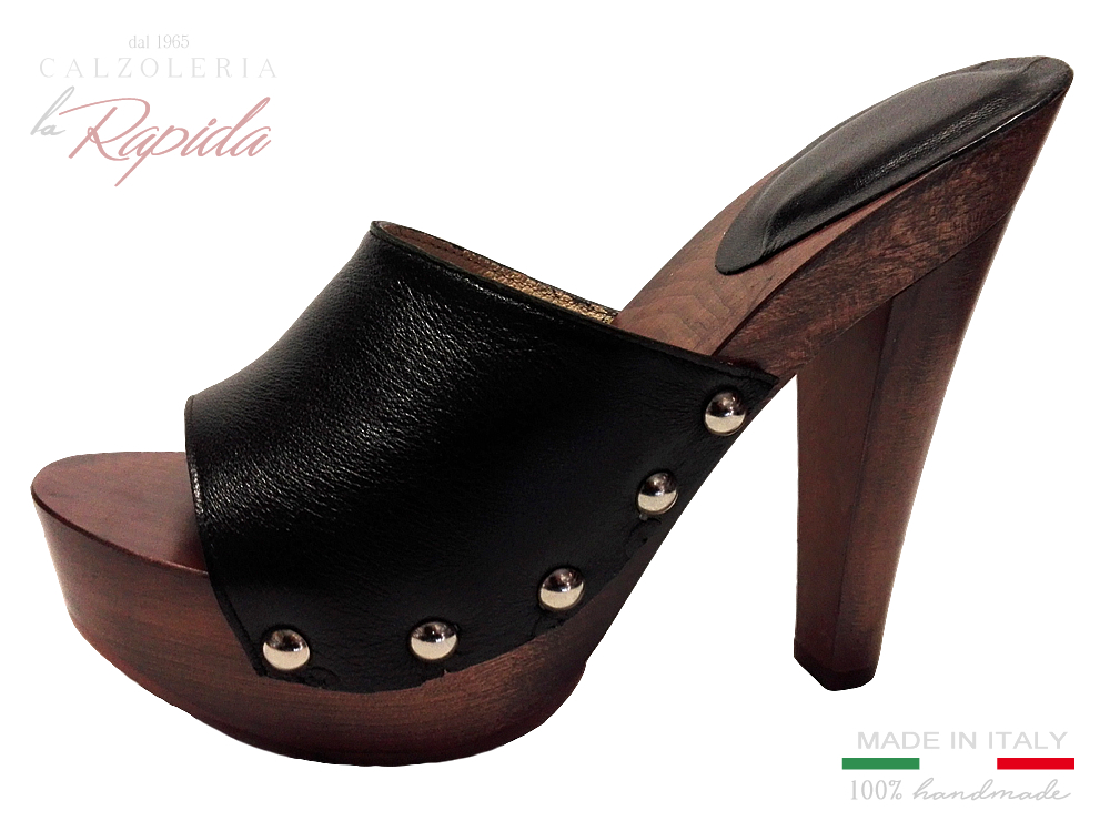 Zoccoli Donna Estate 2024 Tacco Alto Fine in Legno | Betti1965 La Rapida