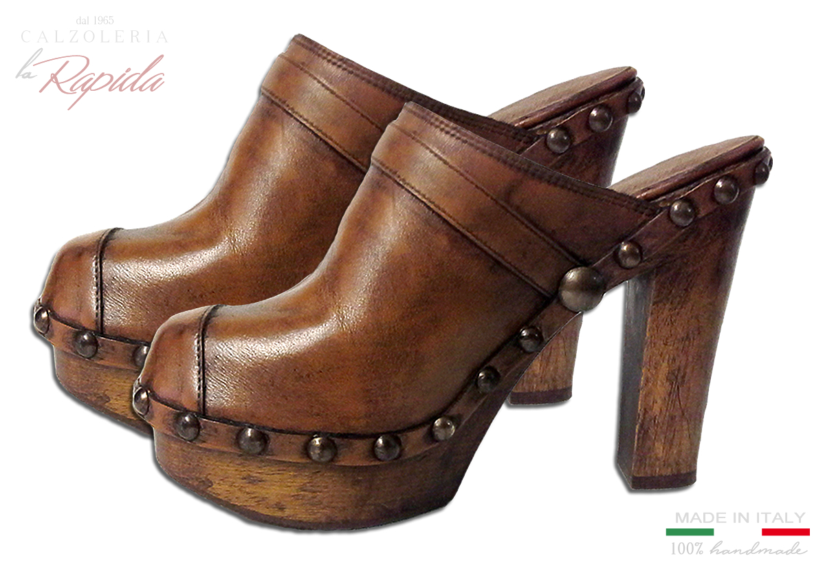Zoccoli Svedesi Retrò Vintage Anni 60 70 in Legno | La Rapida